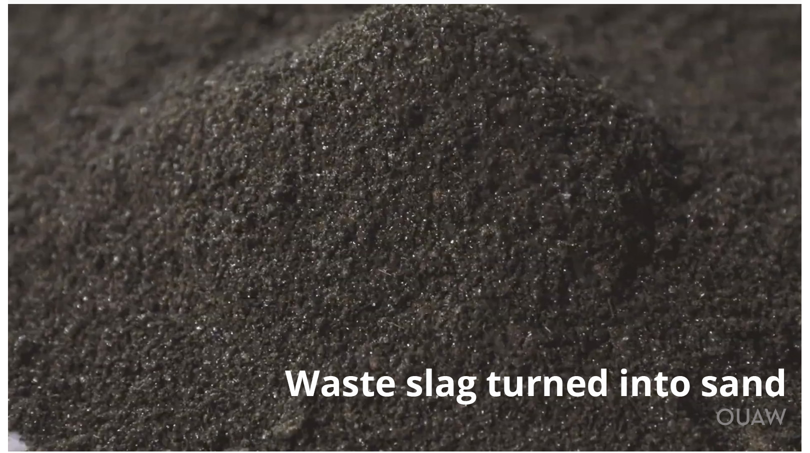 Read more about the article From trash to treasure, manmade sand!