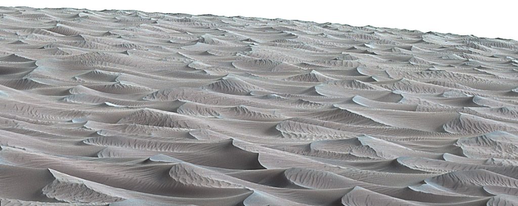 sand ripples on Mars